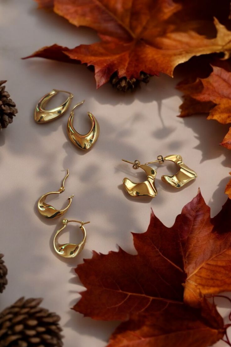 Brincos dourados