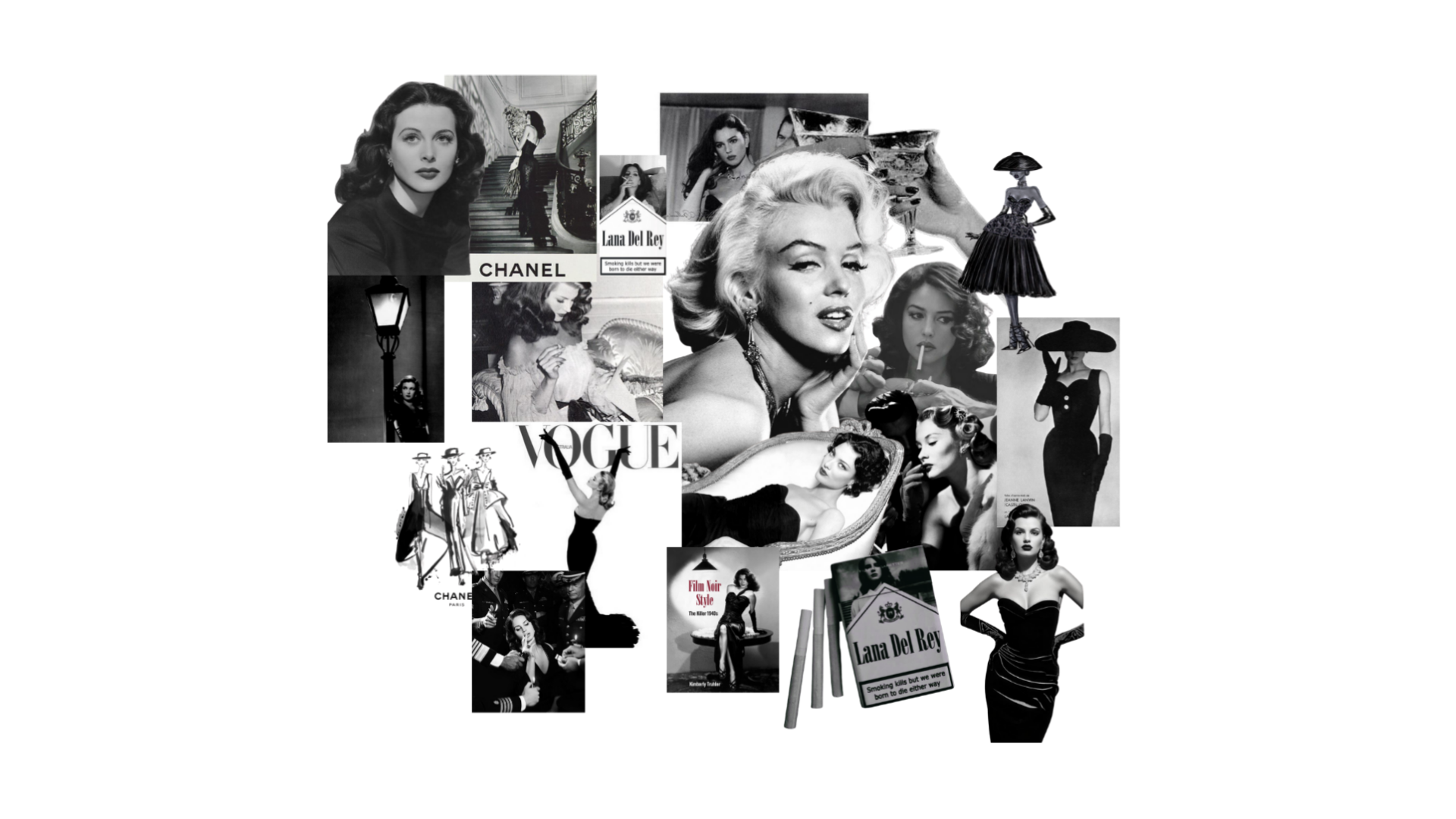 Coleção Classic Noir — imagens em preto e branco